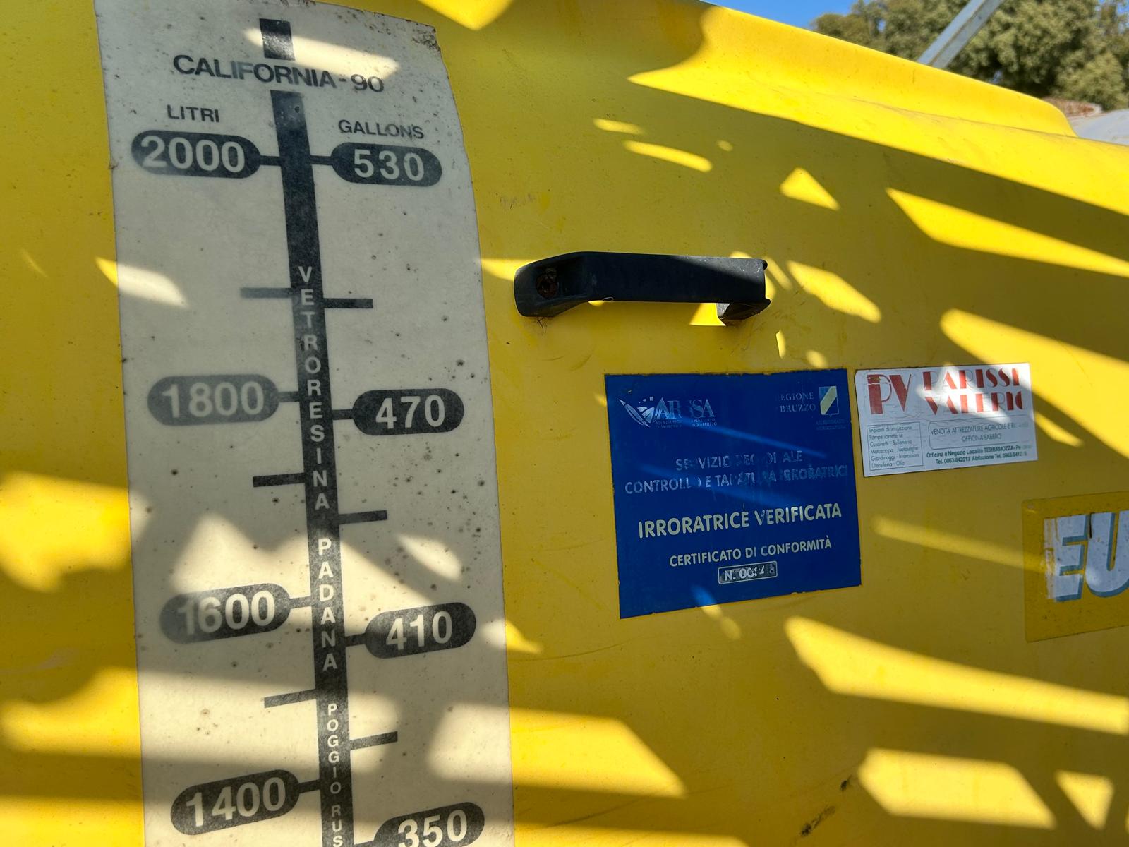 
								Polverizzatore trainato Caffini Basic T Usato buono stato – Barra Irroratrice – € 9.900 full									