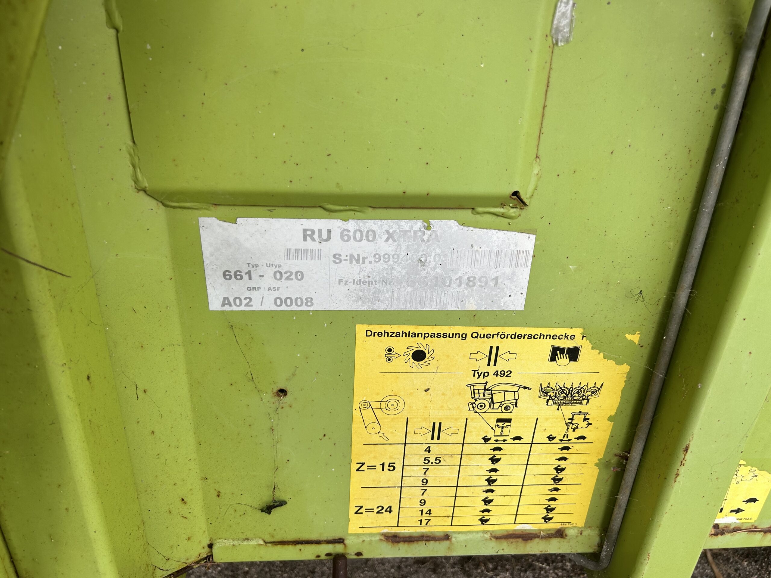 
								Barra trinciatrice CLAAS RU 600 XTRA Usata – 6 metri di estensione – € 14.900 full									