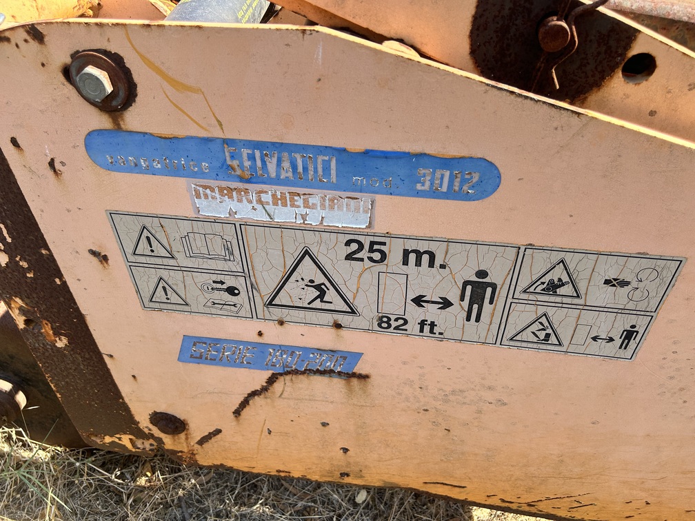 
								Vangatrice SELVATICI S 30-12 Usata – Anno 2007 – € 3.900 full									